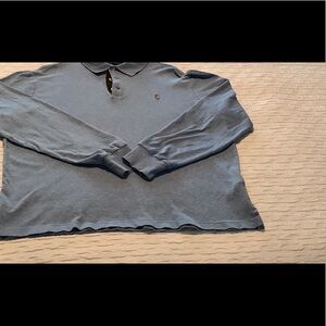 Polo Ralph Lauren Blue Knit Long Sleeve Shirt Classic Fit size M